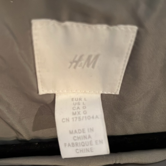 H&M men’s puffer coat large - Picture 13 of 13